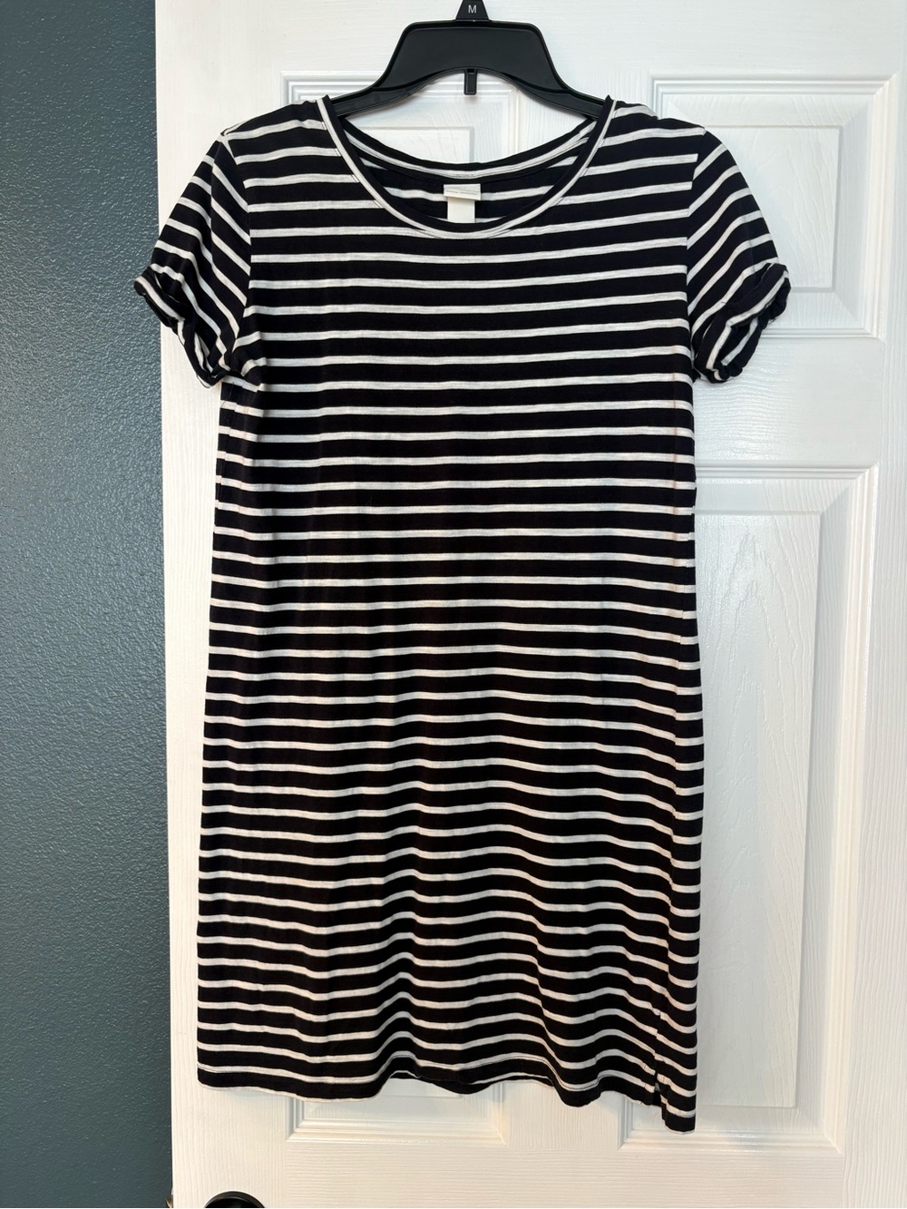 🔴10/$10! H&M Basics Striped Short Sleeve Tee Dress